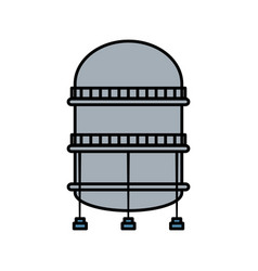 Crude Oil Storage Reservoir Tank With Stairs