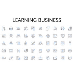 Learning Business Line Icons Collection