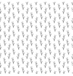 Seamless Pattern With Flower Character