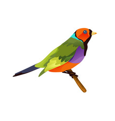 Gouldian Or Rainbow Finch Bird Icon