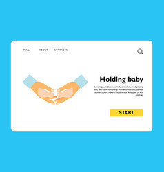 Hands Holding Baby Icon