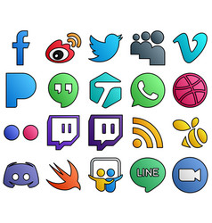 20 Innovative Icons Flickr Whatsapp Tweet Tagged