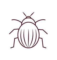 June Bug Icon Line Style