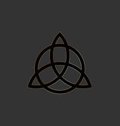 Triquetra symbol Royalty Free Vector Image - VectorStock