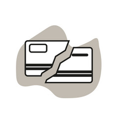 Credit Card Deactivation Icon