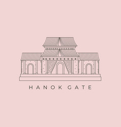 Hanok Gate House Logo Design