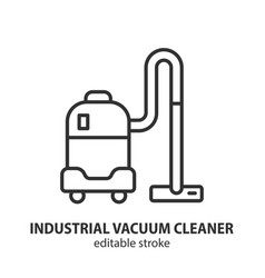 Industrial Vacuum Cleaner Line Icon