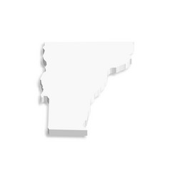 Vermont Us State 3d Map