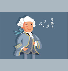 Little Wolfgang Amadeus Mozart Cartoon