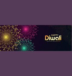 Happy Diwali Celebration Banner Background