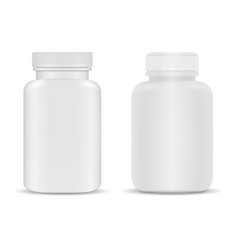 Pill Bottle Medicine Supplement Bottle Mockup 3d