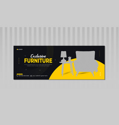 Furniture Facebook Cover And Web Banner Template