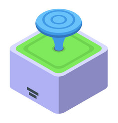 Electronic Pet Drinker Icon Isometric Pet