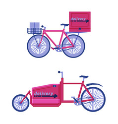 Delivery Bicycle As Commercial Transport