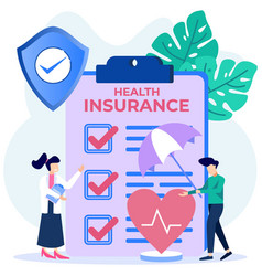 Graphic Cartoon Character Health Insurance