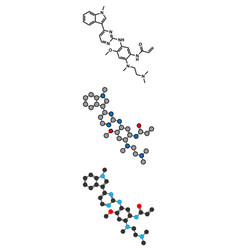 Osimertinib Cancer Drug Molecule