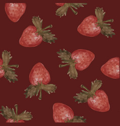 Pattern With Strawberries