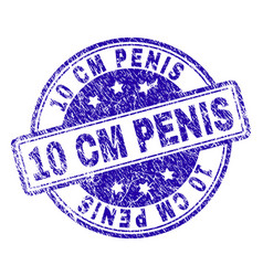 Scratched Textured 10 Cm Penis Stamp Seal