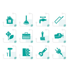 Stylized Construction And Do It Yourself Icons