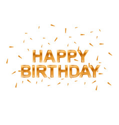 Happy Birthday Gold Vector Images (over 18,000)