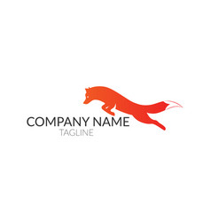 Jump Fox Logo Flying Fox Logo Fox