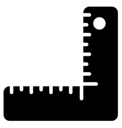 Square Ruler Glyph Icon Glyph Design