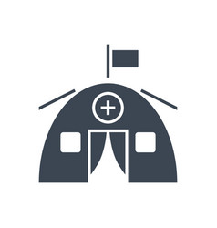 Medical Tent Related Glyph Icon