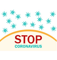 Stop Coronavirus Many Corona Viruses Fly Around