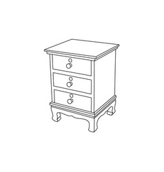 Drawer Table Furniture Logo Modern Template