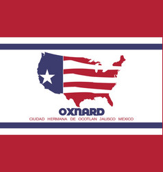 Flag Of Oxnard City California