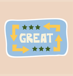 Great - Sticker Design