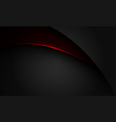 Abstract Red Black Shadow Curve Overlap On Dark