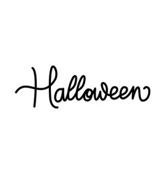 Halloween In Cursive