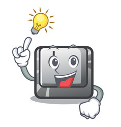 Have An Idea Button I Isolated In Cartoon