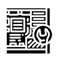 Computer Maintenance Repair Glyph Icon