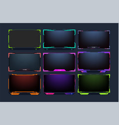 Live Streaming Overlay Design Collection