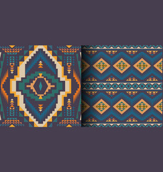 Native Southwest American Aztec Navajo Seamless