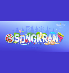 Songkran White Message Paper Cut Thailand Water