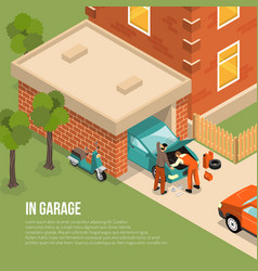 Garage Outside Isometric