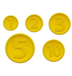 Set Of Gold Coins