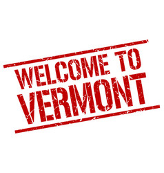 Welcome To Vermont Stamp