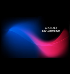 Abstract Background With Glowing Wavy Lines