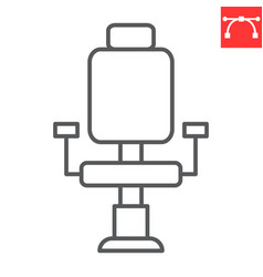 Barber Chair Line Icon