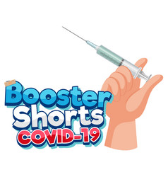 Booster Shorts Covid19 Vaccine Logo