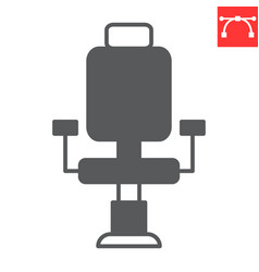 Barber Chair Glyph Icon