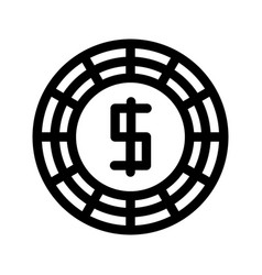 Dollar Board Game Icon