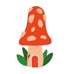 Cute Mushroom Gnome House