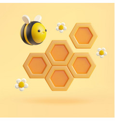 Beekeeping 3d Concept Banner