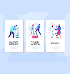 Science Vertical Banners Set