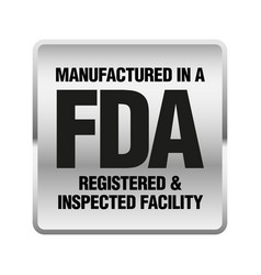 Us Food And Drug Administration Fda Registered